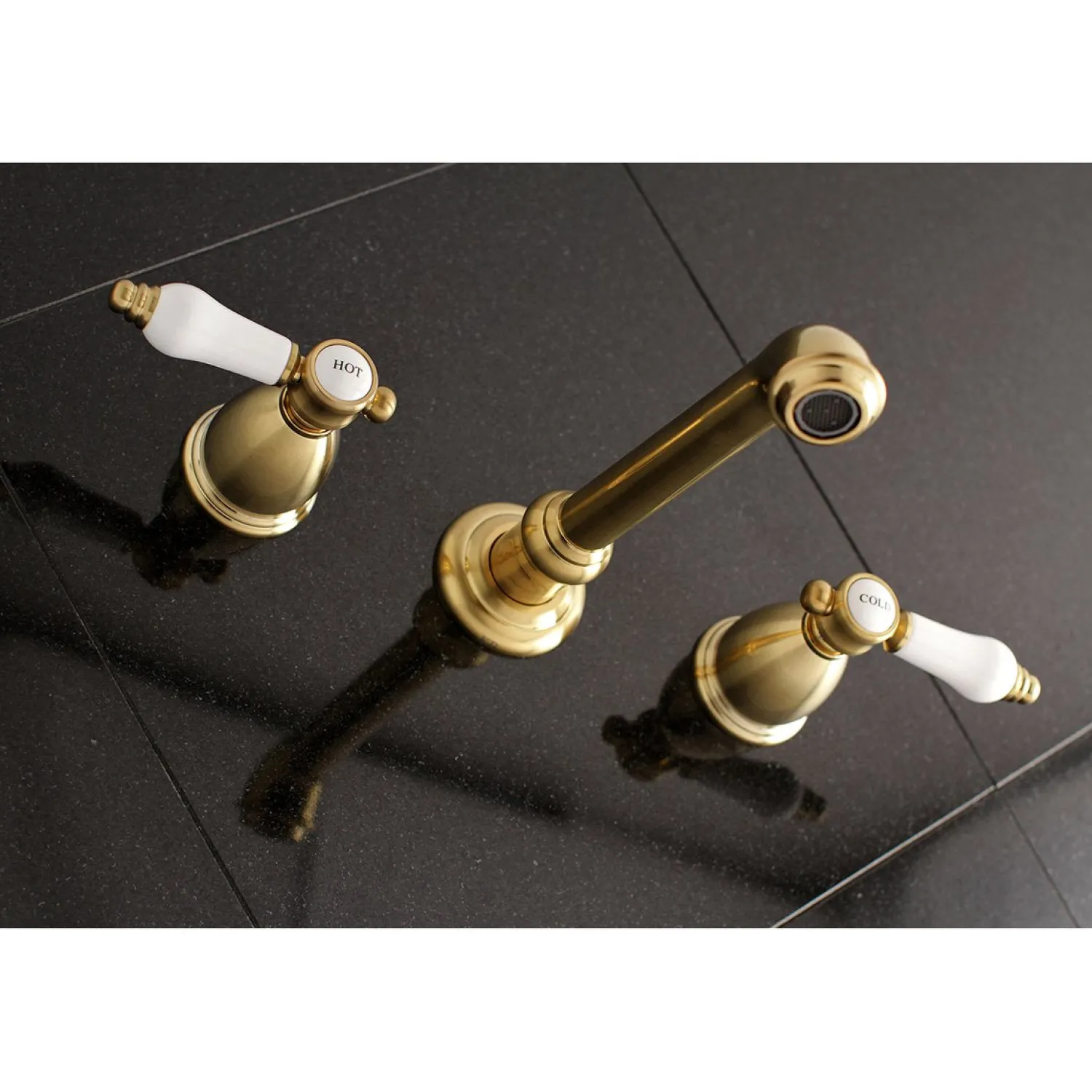 Bel-Air Two-Handle Wall Mount Bathroom Faucet Wall Mount