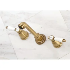 Bel-Air Two-Handle Wall Mount Bathroom Faucet Wall Mount