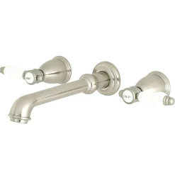Bel-Air Two-Handle Wall Mount Bathroom Faucet Wall Mount