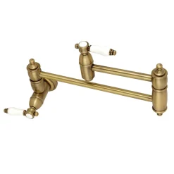 Outlet Bel-Air Wall Mount Pot Filler Kitchen Faucet Wall Mounted Kitchen Faucets|Single Hole