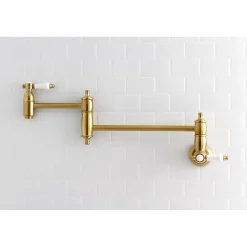 Outlet Bel-Air Wall Mount Pot Filler Kitchen Faucet Wall Mounted Kitchen Faucets|Single Hole