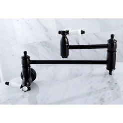 Outlet Bel-Air Wall Mount Pot Filler Kitchen Faucet Wall Mounted Kitchen Faucets|Single Hole
