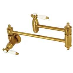 Outlet Bel-Air Wall Mount Pot Filler Kitchen Faucet Wall Mounted Kitchen Faucets|Single Hole