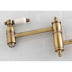 Outlet Bel-Air Wall Mount Pot Filler Kitchen Faucet Wall Mounted Kitchen Faucets|Single Hole