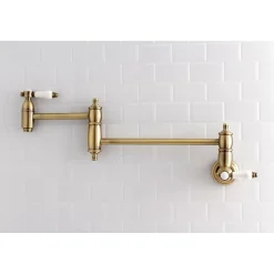 Outlet Bel-Air Wall Mount Pot Filler Kitchen Faucet Wall Mounted Kitchen Faucets|Single Hole