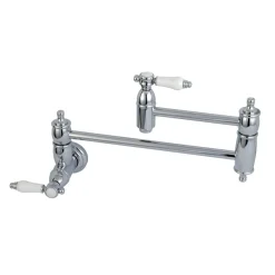 Outlet Bel-Air Wall Mount Pot Filler Kitchen Faucet Wall Mounted Kitchen Faucets|Single Hole