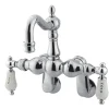 Outlet CC1086T1 Vintage 3-3/8" - 9" Adjustable Center Wall Mount Clawfoot Tub Filler Tub Faucets
