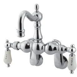 Outlet CC1086T1 Vintage 3-3/8" - 9" Adjustable Center Wall Mount Clawfoot Tub Filler Tub Faucets