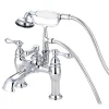 Online CC604T1 Vintage Deck Mount Clawfoot Tub Filler with Hand Shower Tub Faucets