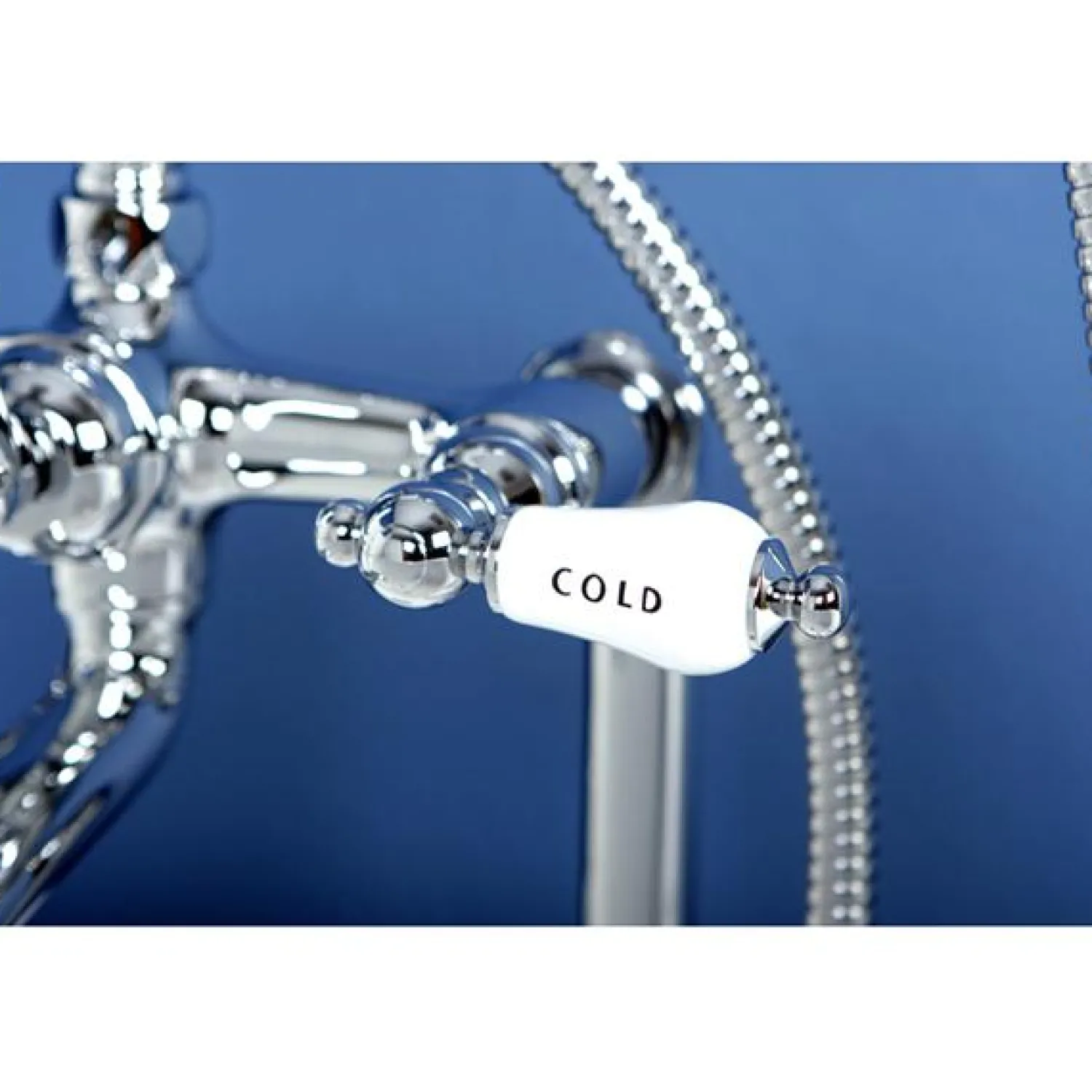 Discount CC108T1 Vintage 7" Deck Mount Clawfoot Tub Filler with Hand Shower Tub Faucets