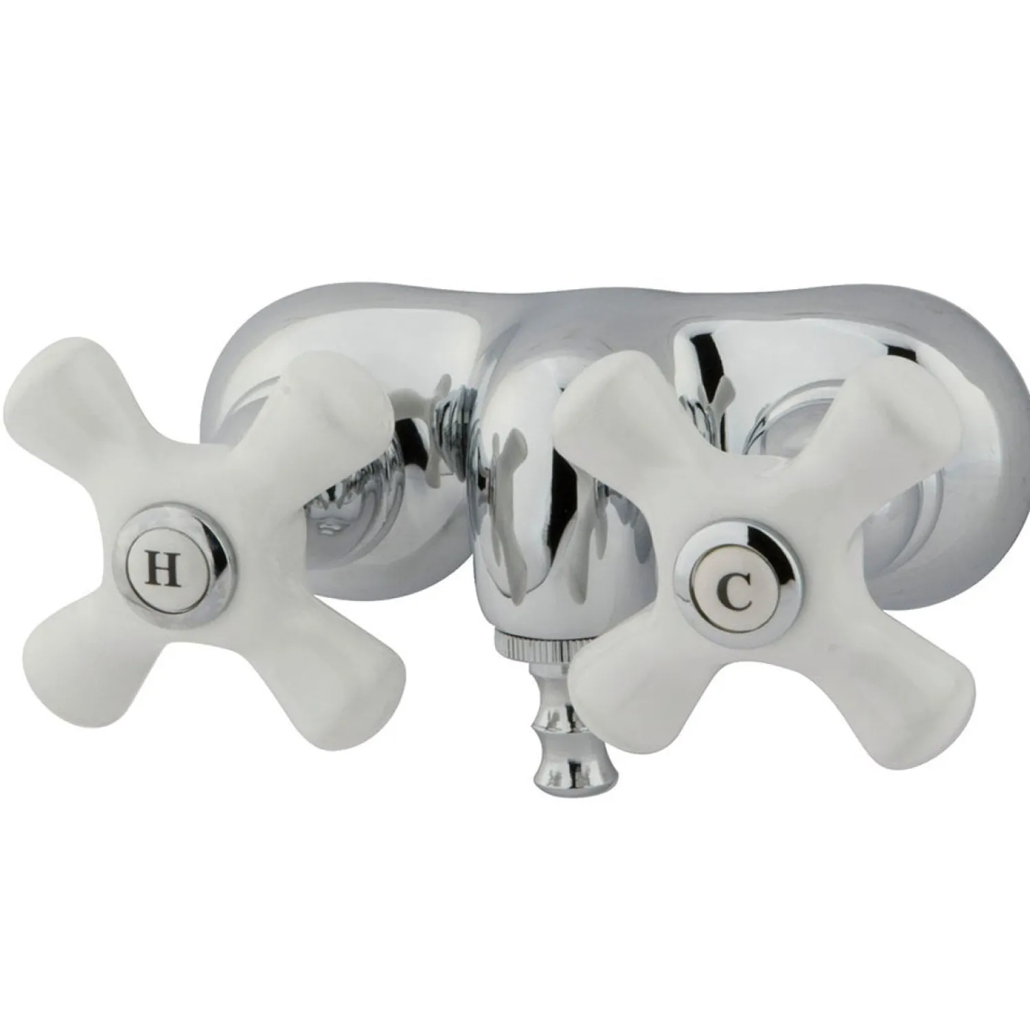 CC50T1 Vintage 3-3/8" Wall Mount Clawfoot Tub Filler Tub Faucets
