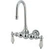 Best CC6T1 Vintage Wall Mount Clawfoot Tub Filler Faucet Tub Faucets