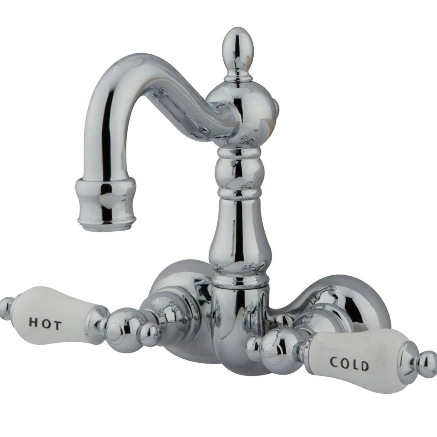 Online CC1074T1 Vintage 3-3/8" Wall Mount Clawfoot Tub Filler Tub Faucets