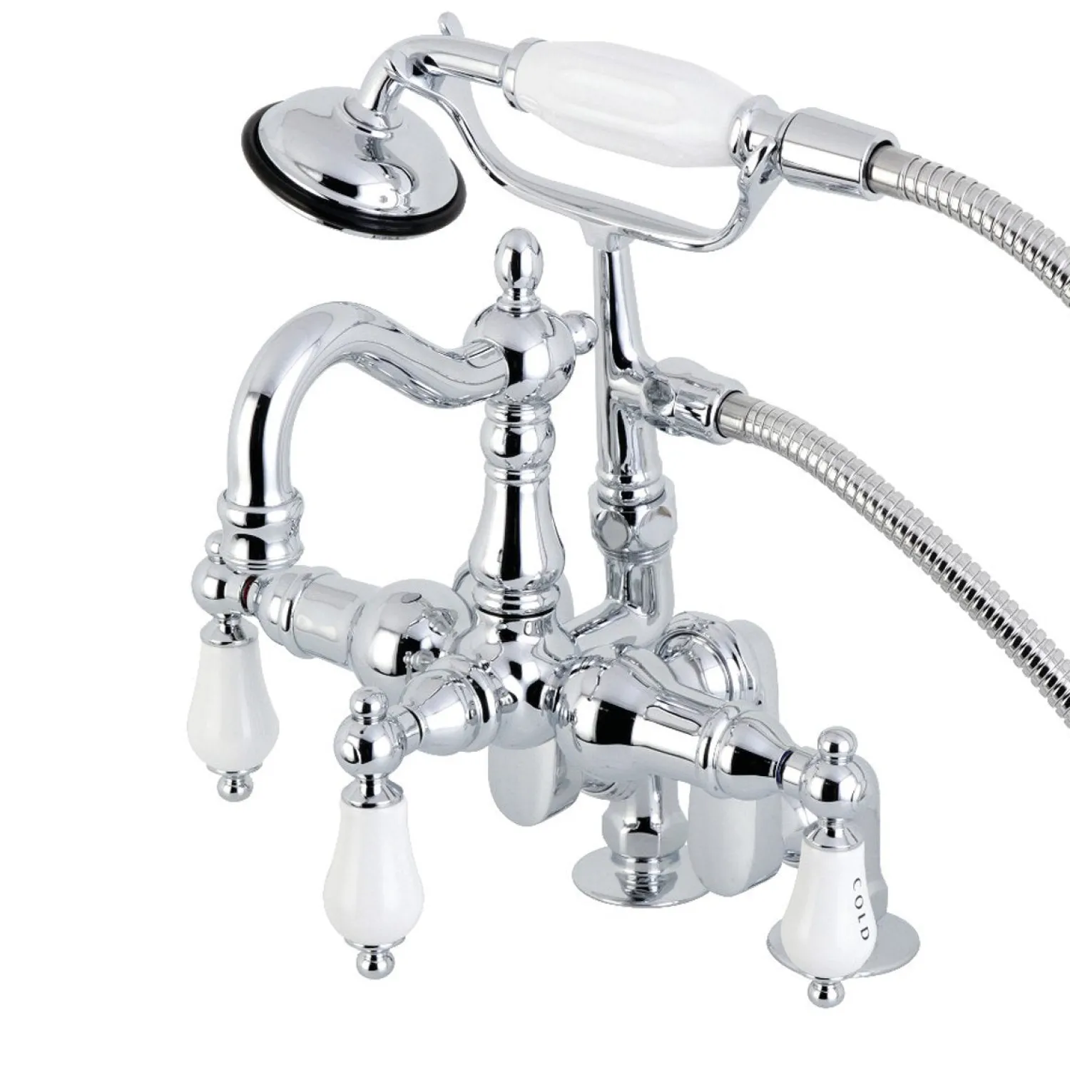 Outlet CC6017TX-P Vintage Clawfoot Tub Faucet with Hand Shower Tub Faucets