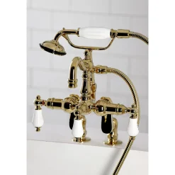 Outlet CC6017TX-P Vintage Clawfoot Tub Faucet with Hand Shower Tub Faucets