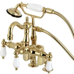 Outlet CC6017TX-P Vintage Clawfoot Tub Faucet with Hand Shower Tub Faucets