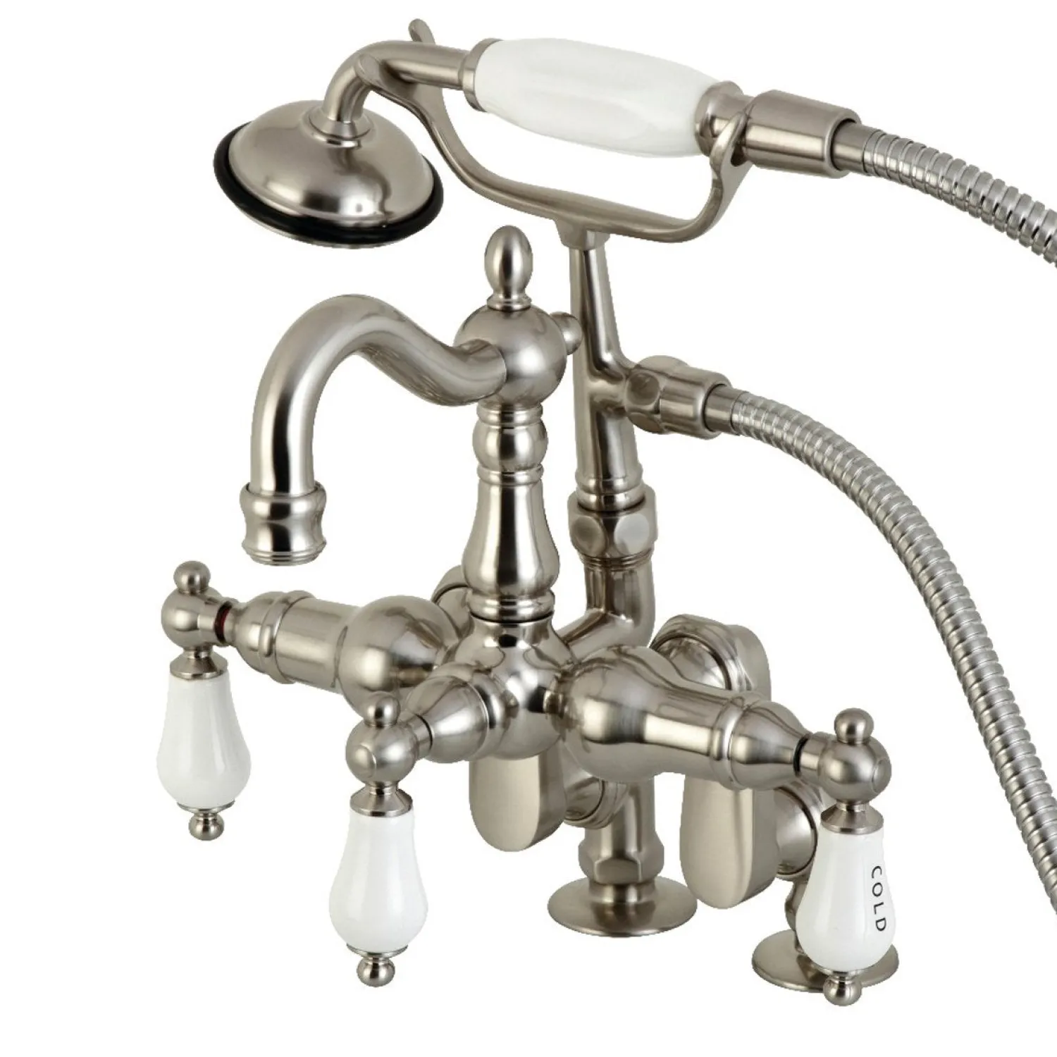 Outlet CC6017TX-P Vintage Clawfoot Tub Faucet with Hand Shower Tub Faucets