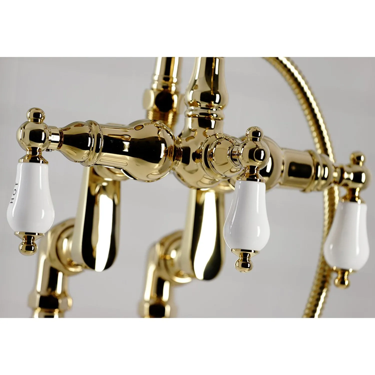 Outlet CC6017TX-P Vintage Clawfoot Tub Faucet with Hand Shower Tub Faucets