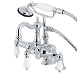 Hot CC6015TX-PVintage Clawfoot Tub Faucet with Hand Shower Tub Faucets