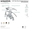 Clearance CC6013TX-P Vintage Clawfoot Tub Faucet with Hand Shower Tub Faucets