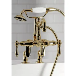 Clearance CC6013TX-P Vintage Clawfoot Tub Faucet with Hand Shower Tub Faucets
