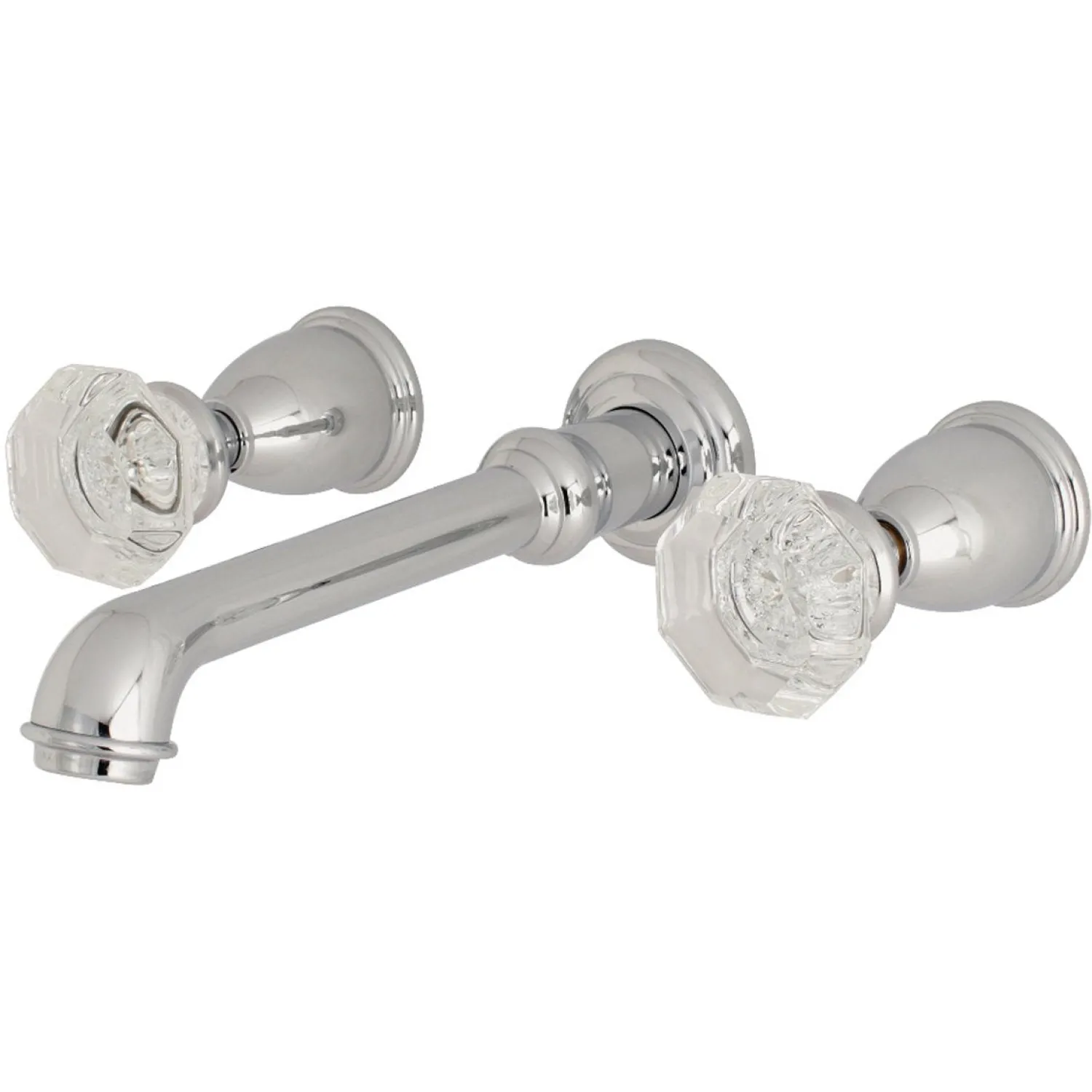 Hot Celebrity Two-Handle Wall Mount Bathroom Faucet Wall Mount