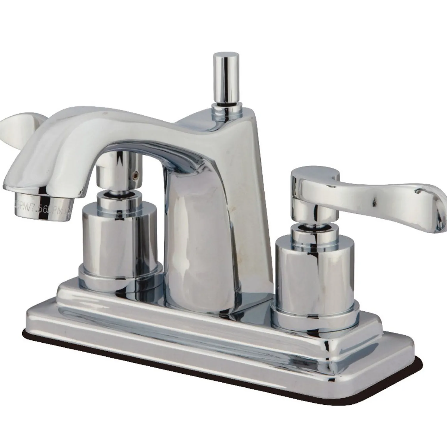 Online 4" Centerset Bathroom Faucet with Brass Pop-Up 4" Center Set