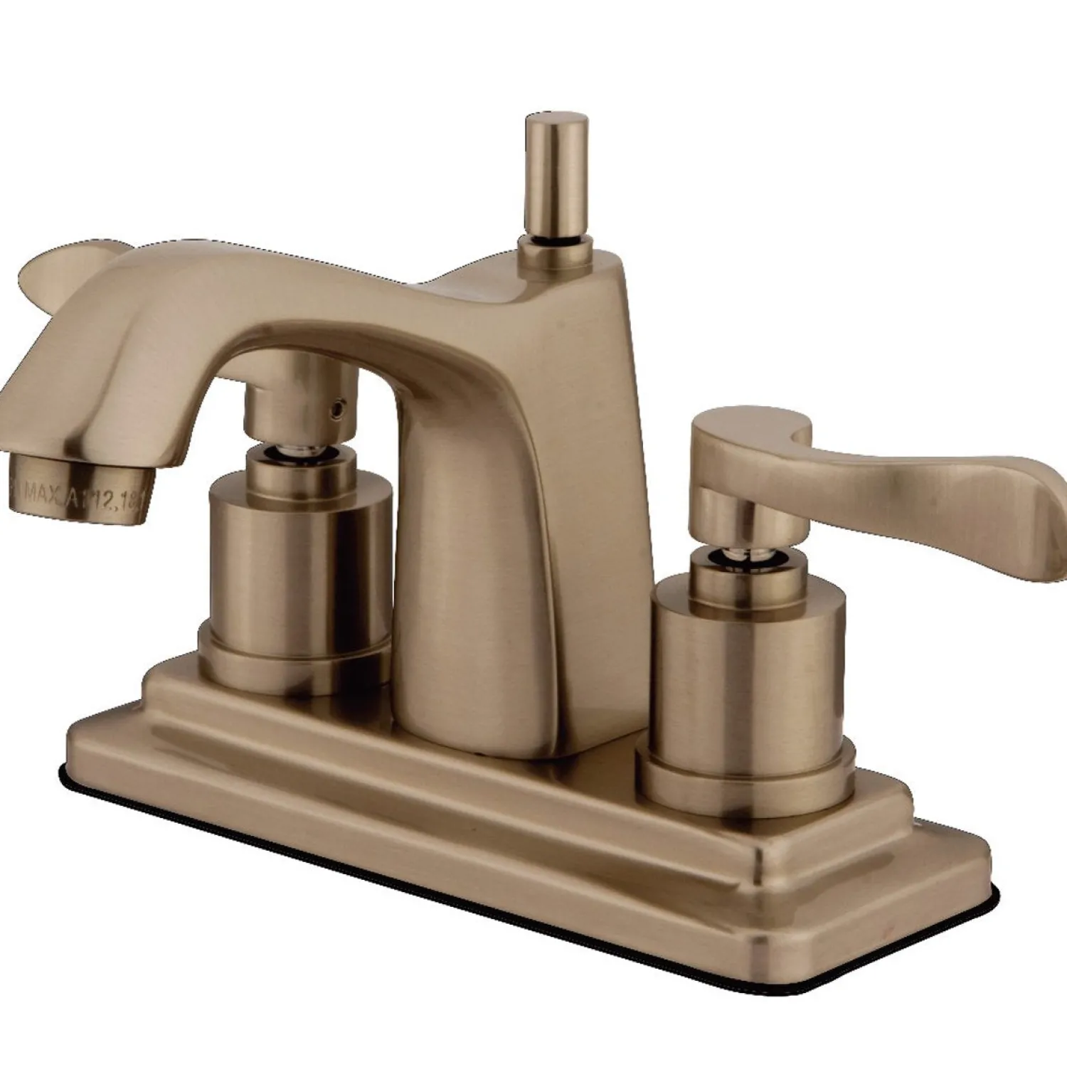 Online 4" Centerset Bathroom Faucet with Brass Pop-Up 4" Center Set