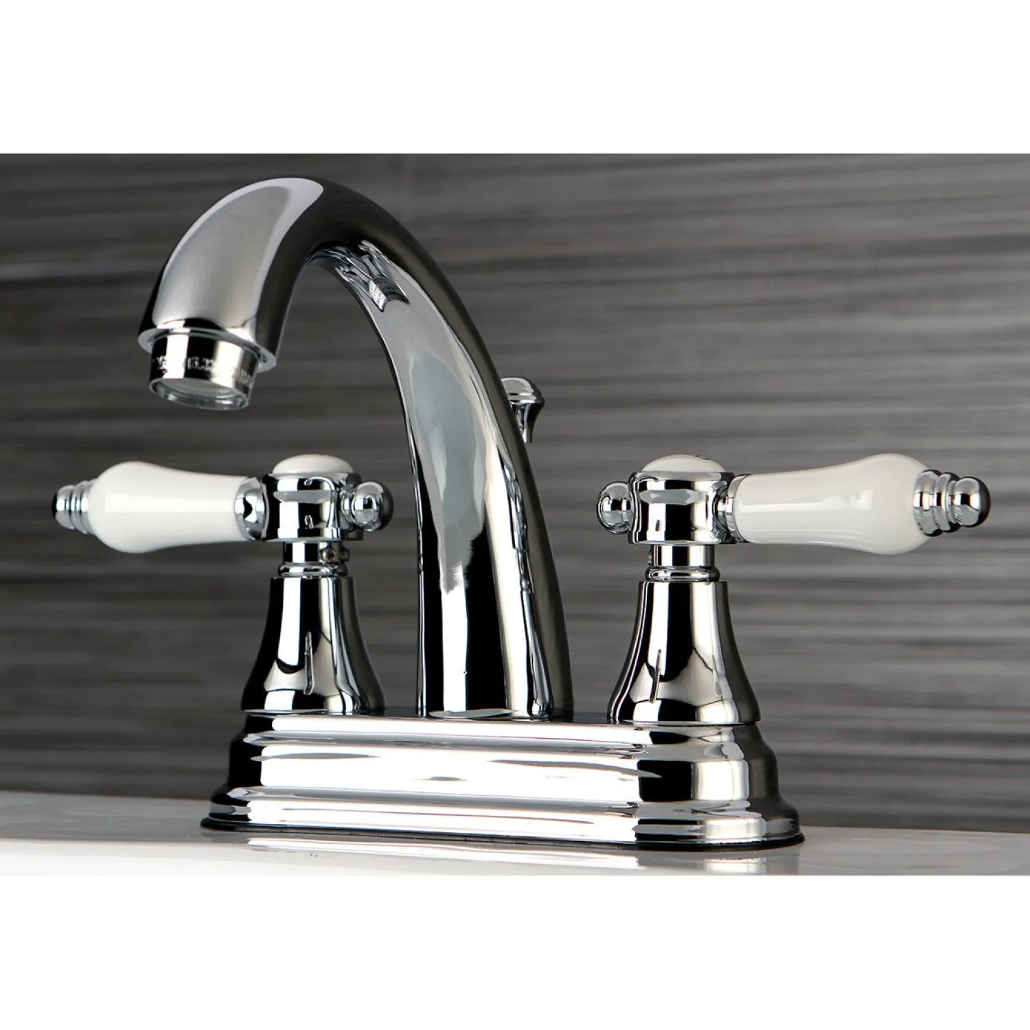 Discount 4" Centerset Deck Mount Bathroom Faucet 4" Center Set