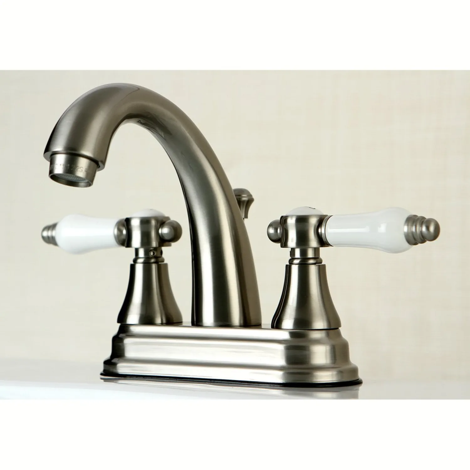 Discount 4" Centerset Deck Mount Bathroom Faucet 4" Center Set