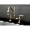 New 8" Centerset Kitchen Faucet Less Sprayer Bridge Faucets