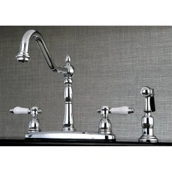 Discount Centerset Kitchen Faucet Faucets With Side Spray