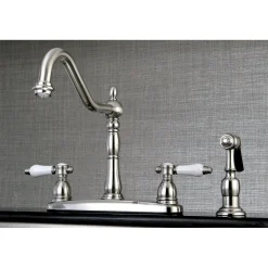 Discount Centerset Kitchen Faucet Faucets With Side Spray