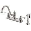 Discount 8" Centerset Kitchen Faucet with Side Sprayer Faucets With Side Spray