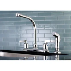 Clearance Centurion Centerset Kitchen Faucet Faucets With Side Spray