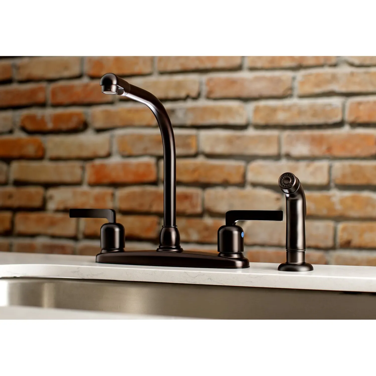 Clearance Centurion Centerset Kitchen Faucet Faucets With Side Spray
