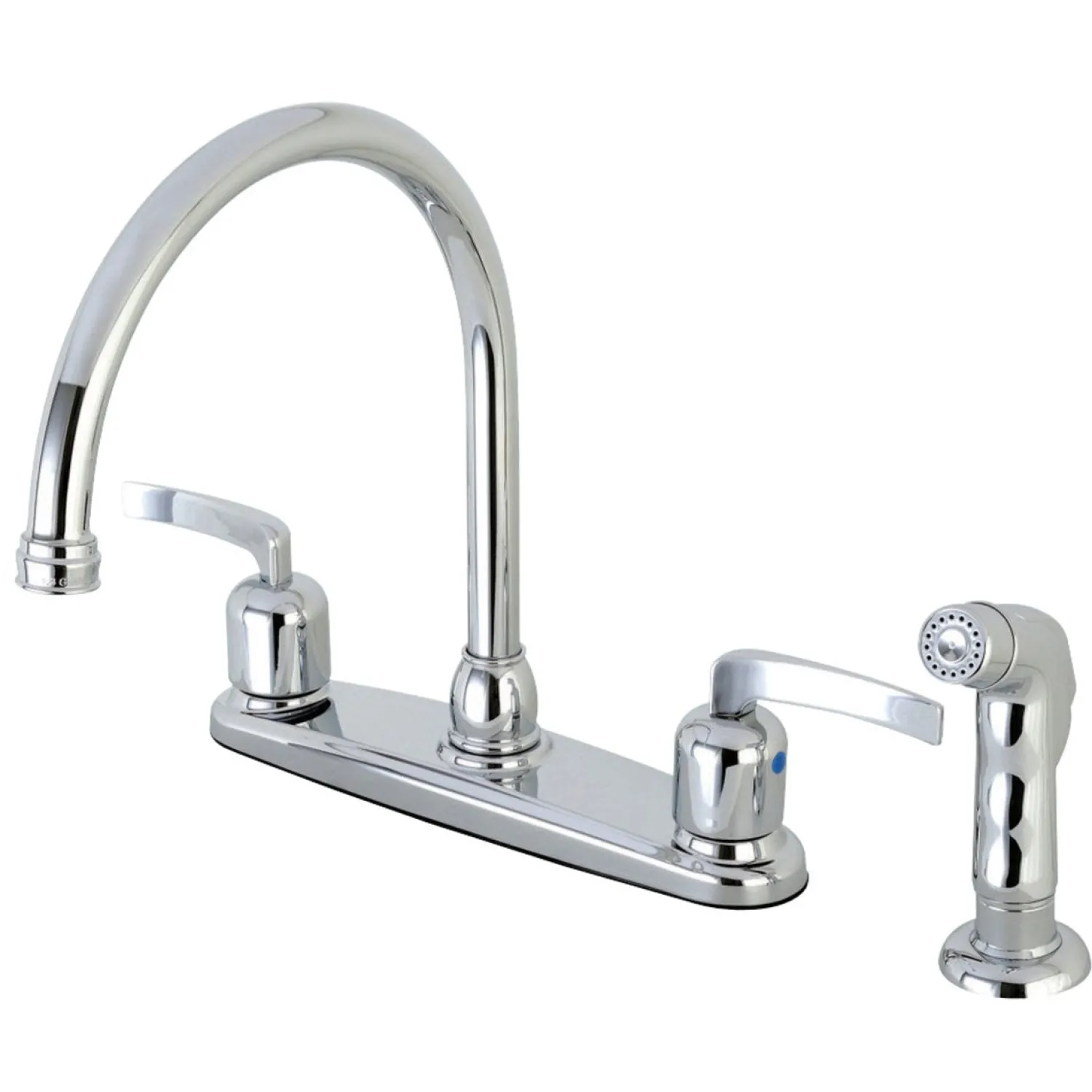 New Centurion Centerset 4-Hole Kitchen Faucet Faucets With Side Spray