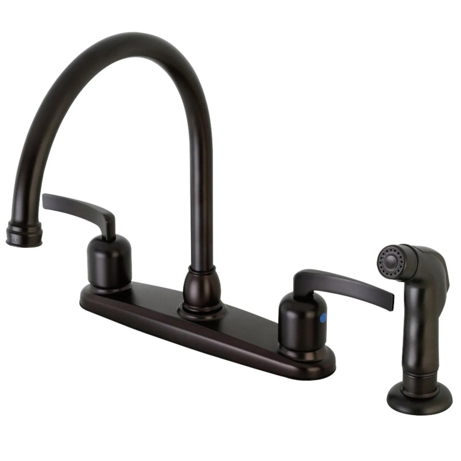New Centurion Centerset 4-Hole Kitchen Faucet Faucets With Side Spray