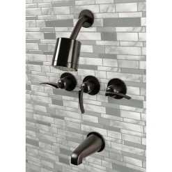 Hot Centurion Three-Handle Tub and Shower Faucet Tub & Shower Sets|Tub Faucets