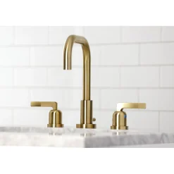 Centurion Widespread Bathroom Faucet with Brass Pop-Up 8