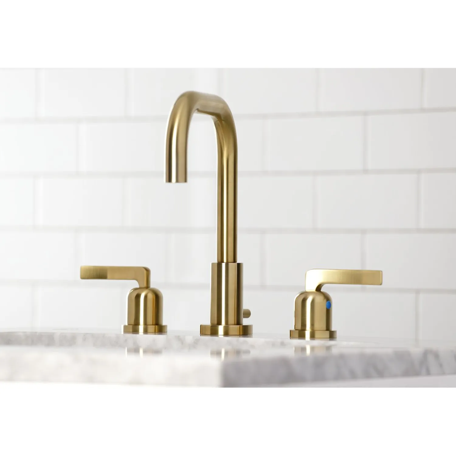 Centurion Widespread Bathroom Faucet with Brass Pop-Up 8" Widespread