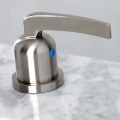 Centurion Widespread Bathroom Faucet with Brass Pop-Up 8