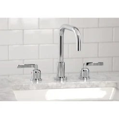 Centurion Widespread Bathroom Faucet with Brass Pop-Up 8