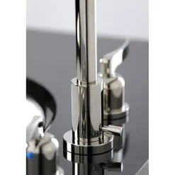 Centurion Widespread Bathroom Faucet with Brass Pop-Up 8