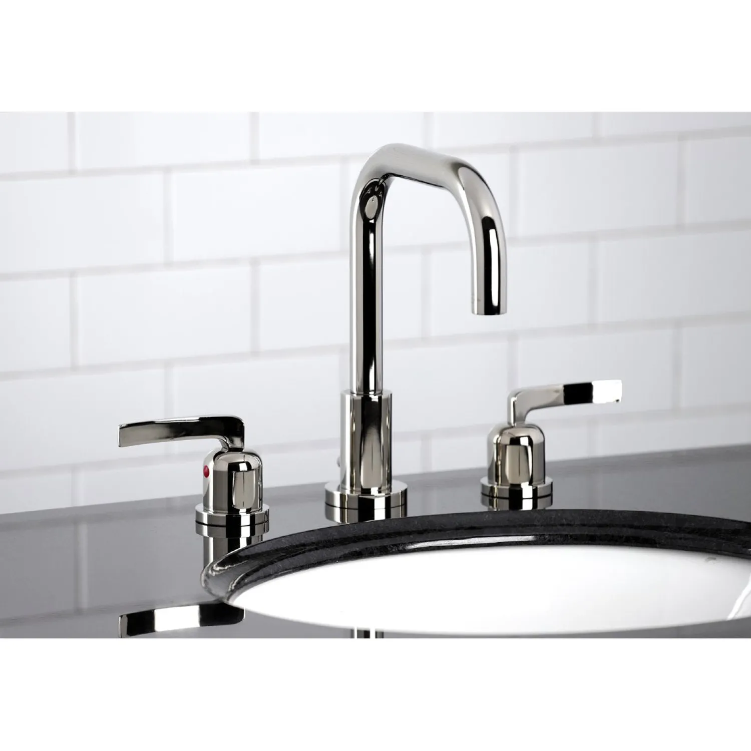Centurion Widespread Bathroom Faucet with Brass Pop-Up 8" Widespread