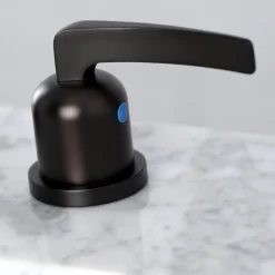 Centurion Widespread Bathroom Faucet with Brass Pop-Up 8
