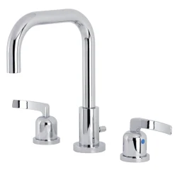 Centurion Widespread Bathroom Faucet with Brass Pop-Up 8