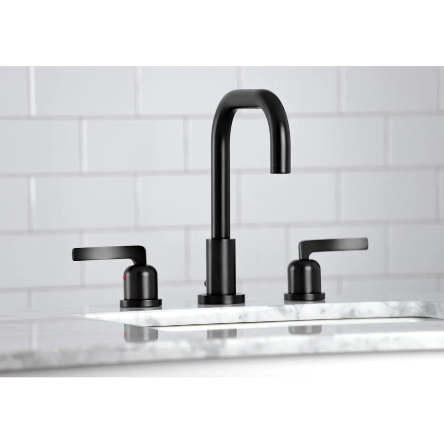 Centurion Widespread Bathroom Faucet with Brass Pop-Up 8" Widespread