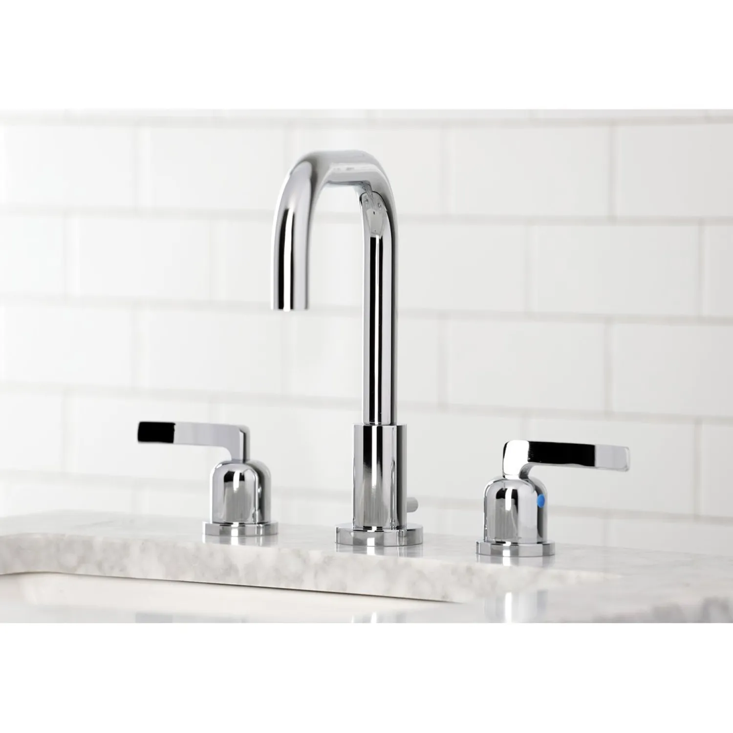 Centurion Widespread Bathroom Faucet with Brass Pop-Up 8" Widespread