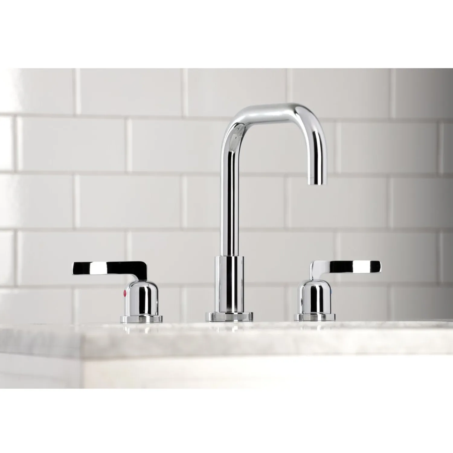 Centurion Widespread Bathroom Faucet with Brass Pop-Up 8" Widespread